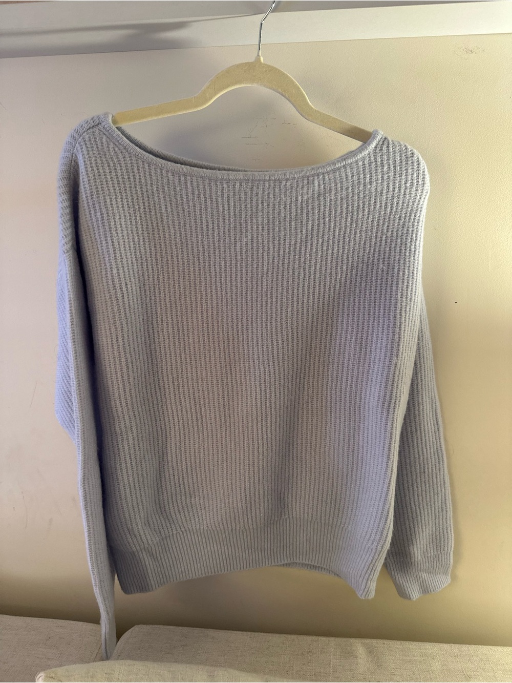 Abercrombie Light Lavender/Blue Boatneck Women's Sweater